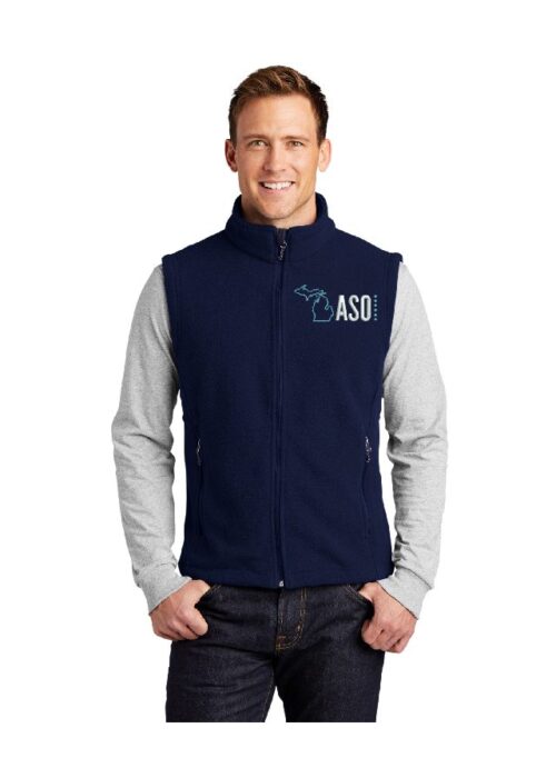 Mens Fleece Zip Vest