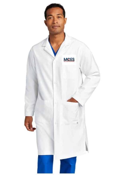 WW5172 Mens Long Lab Coat