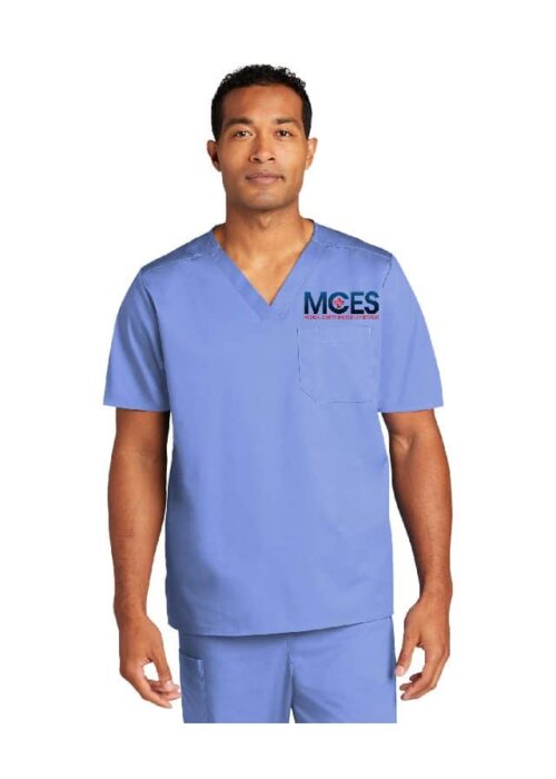 WW3160Mens Scrub Top