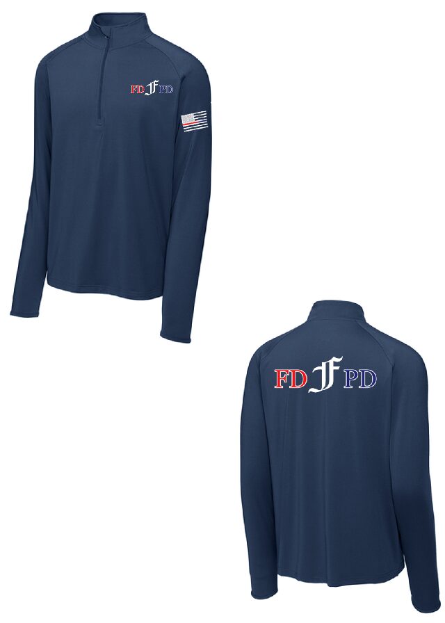 Navy ST850 LSLV Snag-Proof Performance 1/4 Zip Jacket